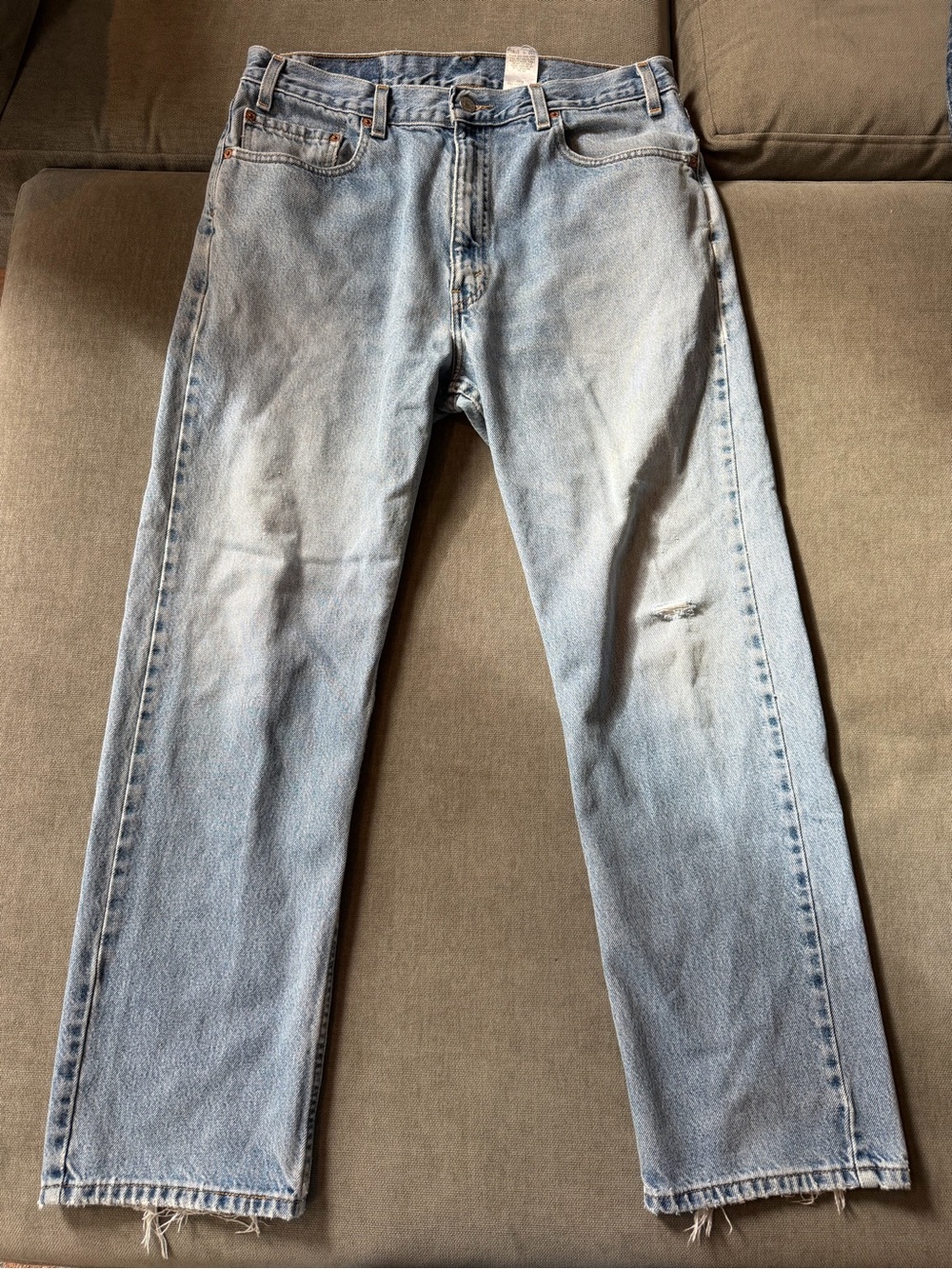 Vintage Levis 505 Jeans Light Wash 34